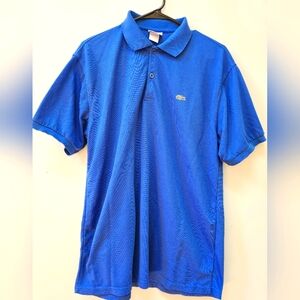 Men's Lacoste dri fit material polo shirt.  Size 8 (M/L)